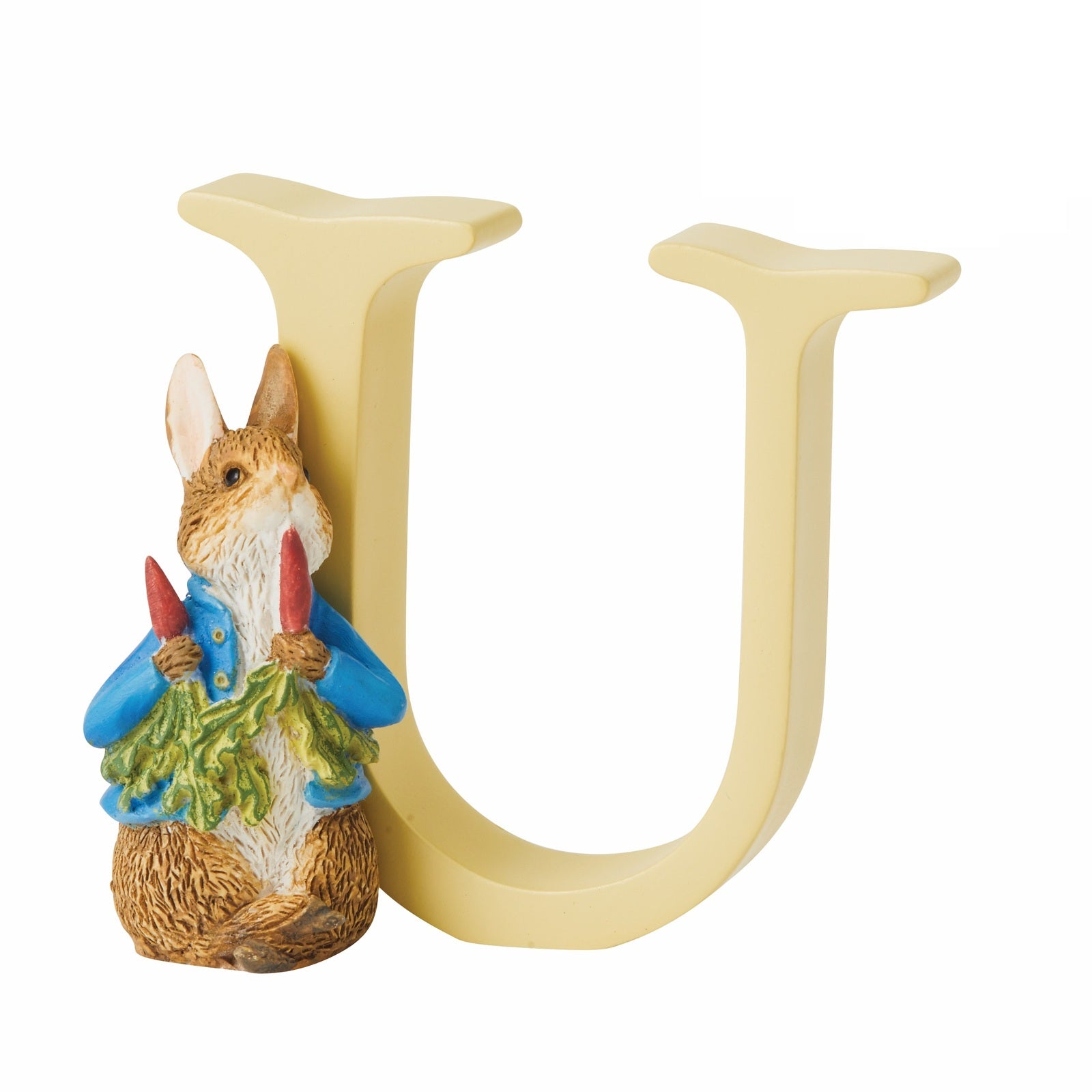 BEATRIX POTTER ALPHABET LETTER (U) PETER RABBIT RADISH