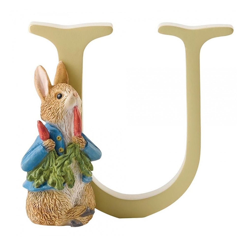 BEATRIX POTTER ALPHABET LETTER (U) PETER RABBIT RADISH