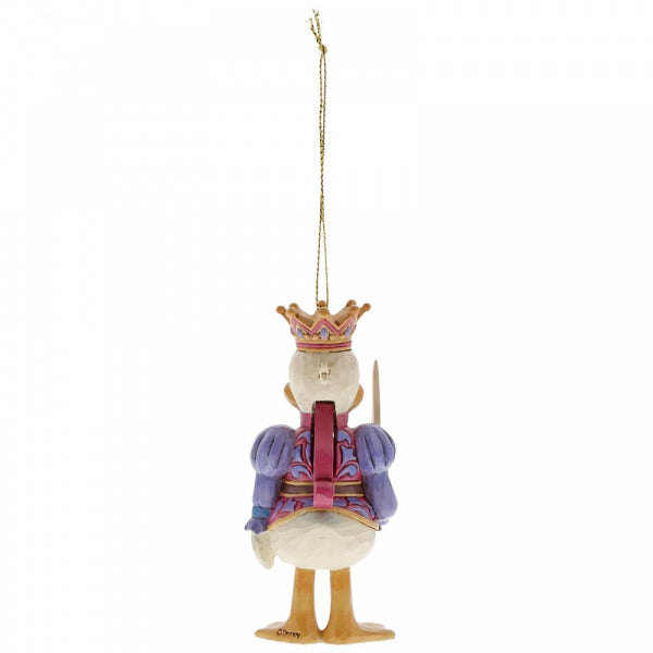 DISNEY TRADITIONS BY JIM SHORE HANGING ORNAMENT CHRISTMAS DONALD DUCK NUTCRACKER 9CM