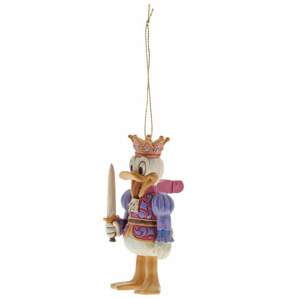 DISNEY TRADITIONS BY JIM SHORE HANGING ORNAMENT CHRISTMAS DONALD DUCK NUTCRACKER 9CM