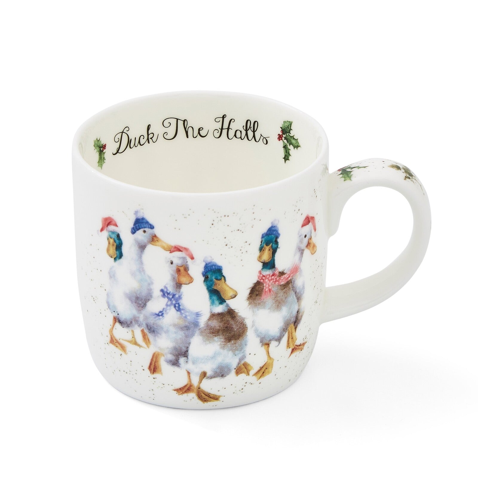 ROYAL WORCESTER WRENDALE MUG DUCK THE HALLS