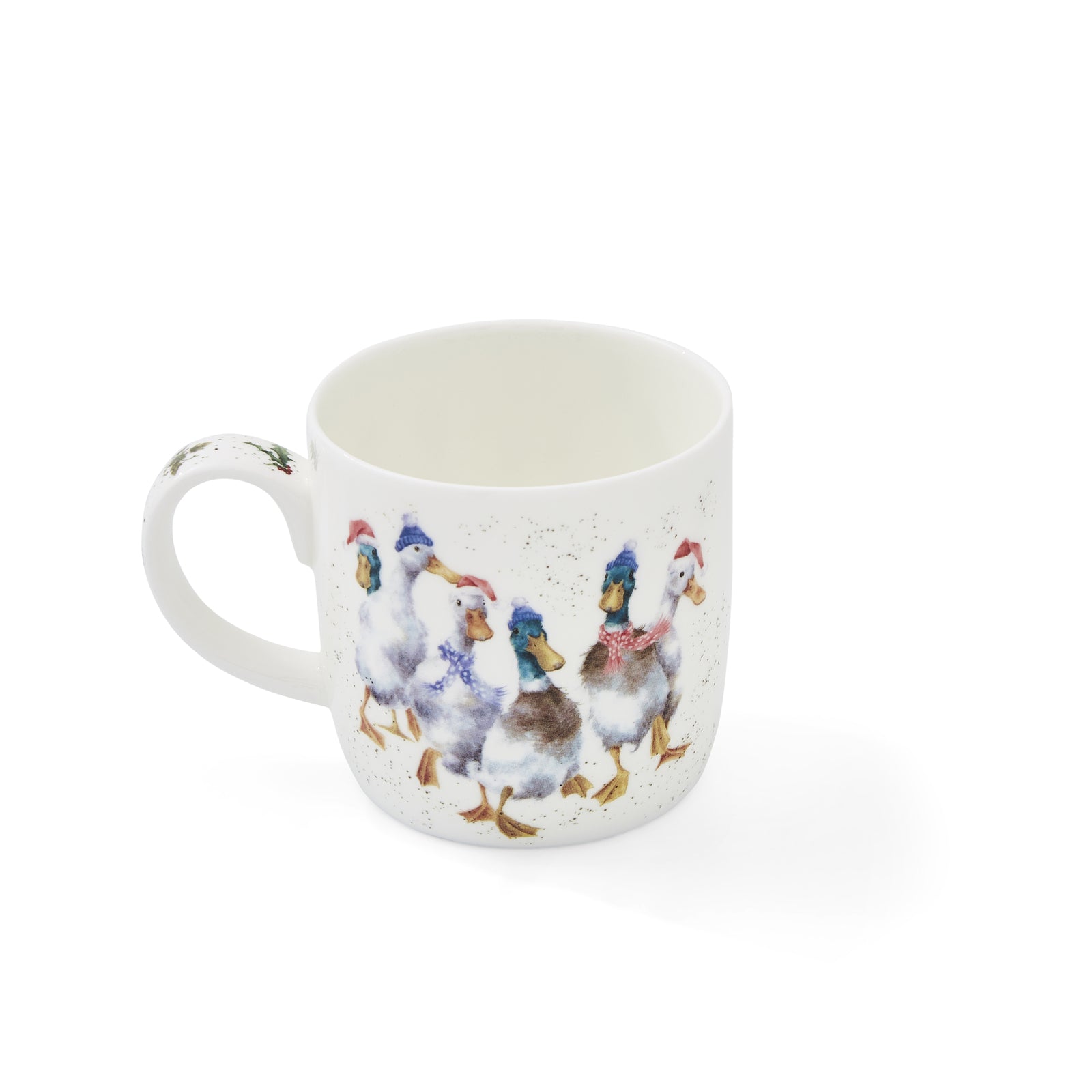 ROYAL WORCESTER WRENDALE MUG DUCK THE HALLS