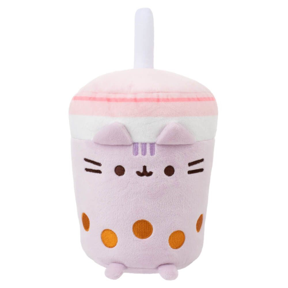 PUSHEEN SIPS BOBA TEA PURPLE LARGE 28CM