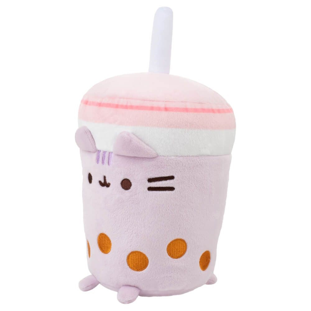 PUSHEEN SIPS BOBA TEA PURPLE LARGE 28CM