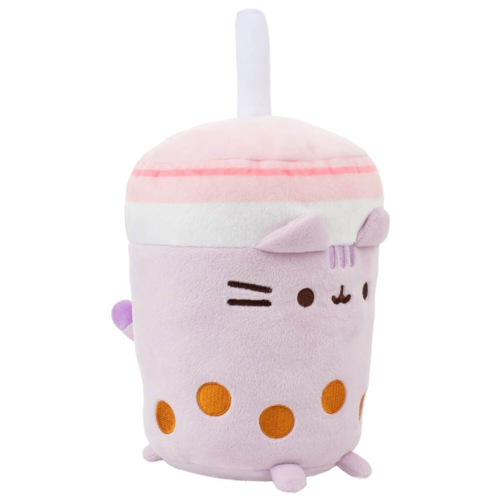 PUSHEEN SIPS BOBA TEA PURPLE LARGE 28CM