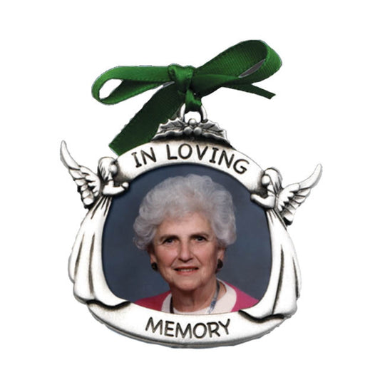 CHRISTMAS HANGING ORNAMEMT FRAME IN LOVING MEMORY