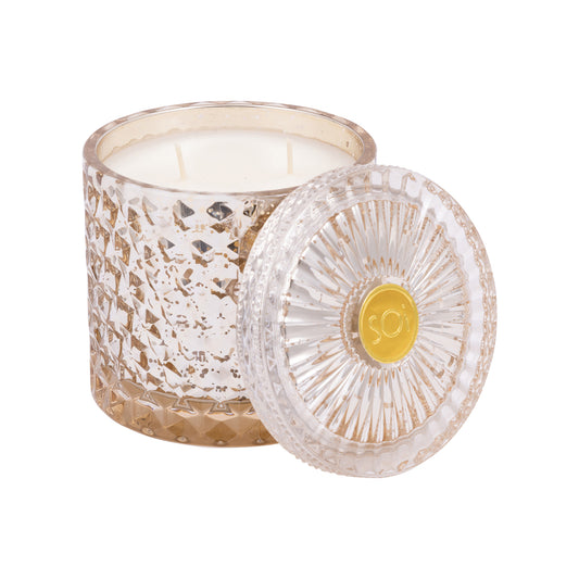 THE SOI CO SHIMMER CANDLE HAZELNUT MACCHIATO