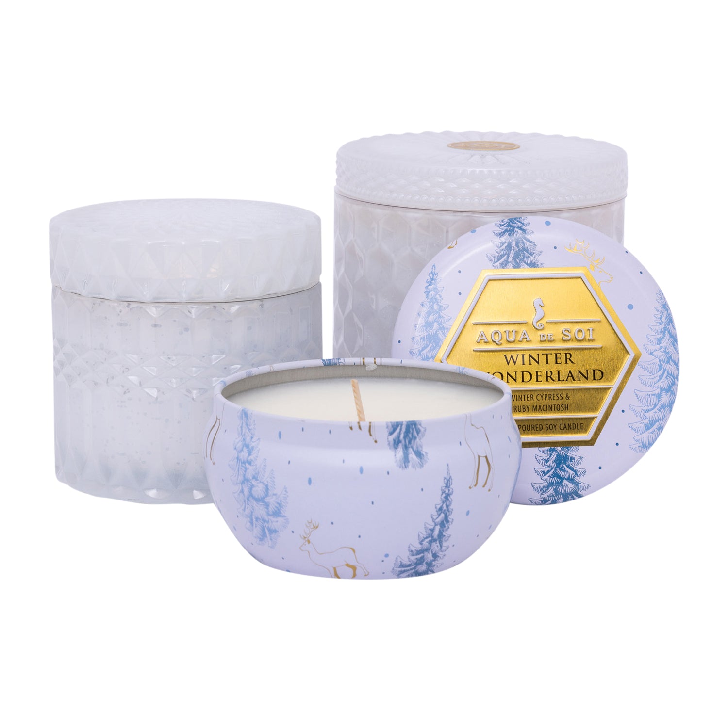 THE SOI CO SHIMMER CANDLE WINTER WONDERLAND