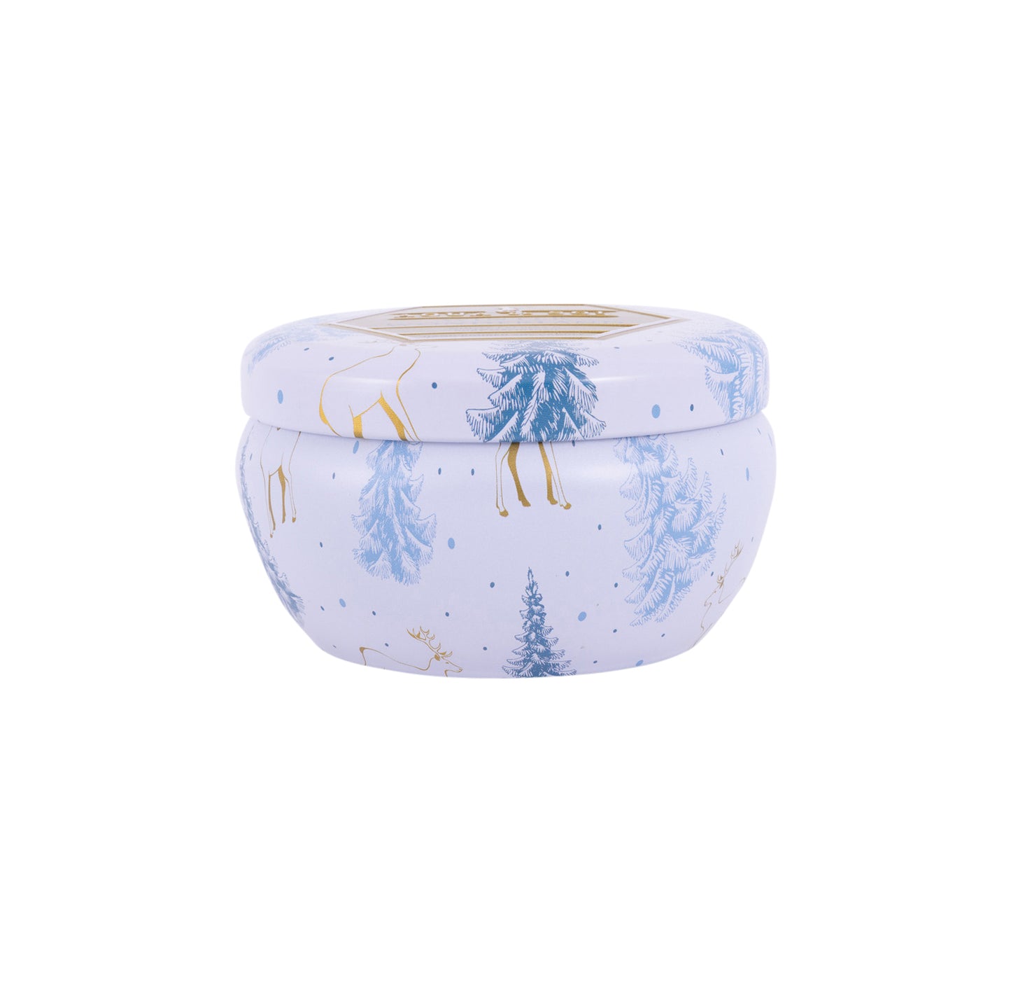 THE SOI CO DECORATIVE TIN CANDLE WINTER WONDERLAND