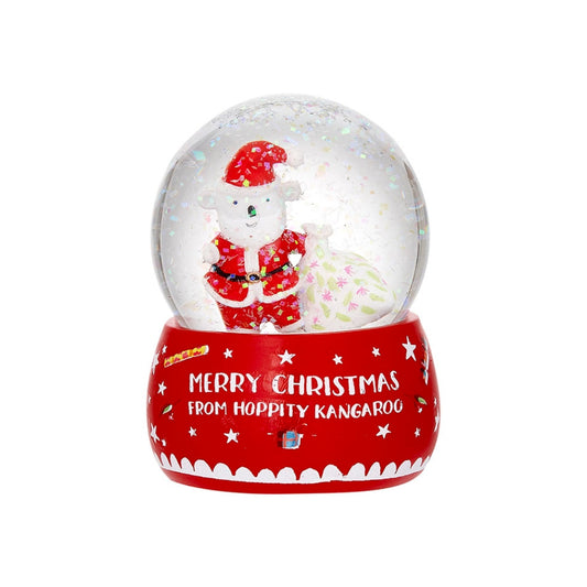 ASHDENE BARNEY GUMNUT & FRIENDS SAVE CHRISTMAS SMALL SNOW GLOBE BARNEY