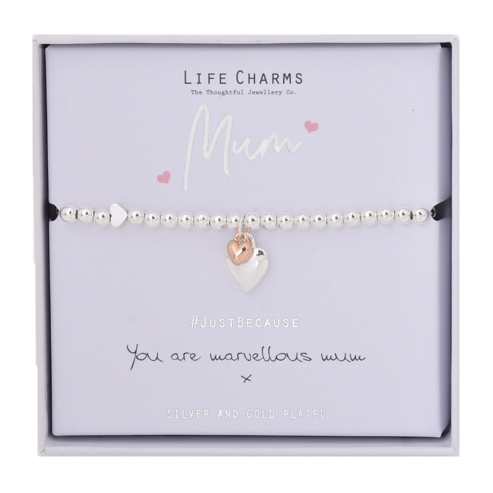 LIFE CHARMS BRACELET MUM