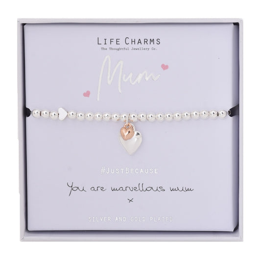 LIFE CHARMS BRACELET MUM