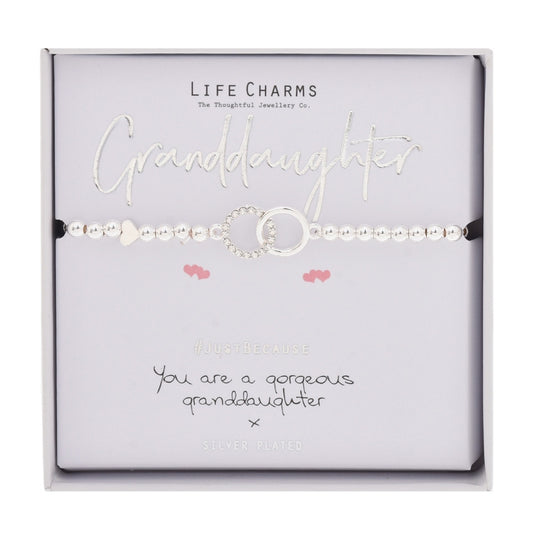 LIFE CHARMS BRACELET GRANDDAUGHTER