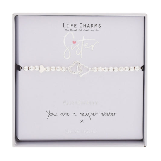 LIFE CHARMS BRACELET SISTER