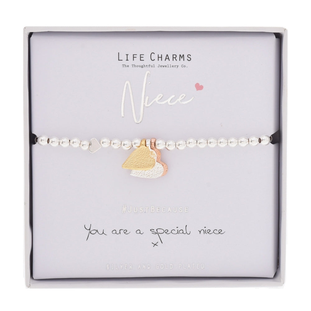 LIFE CHARMS BRACELET NIECE