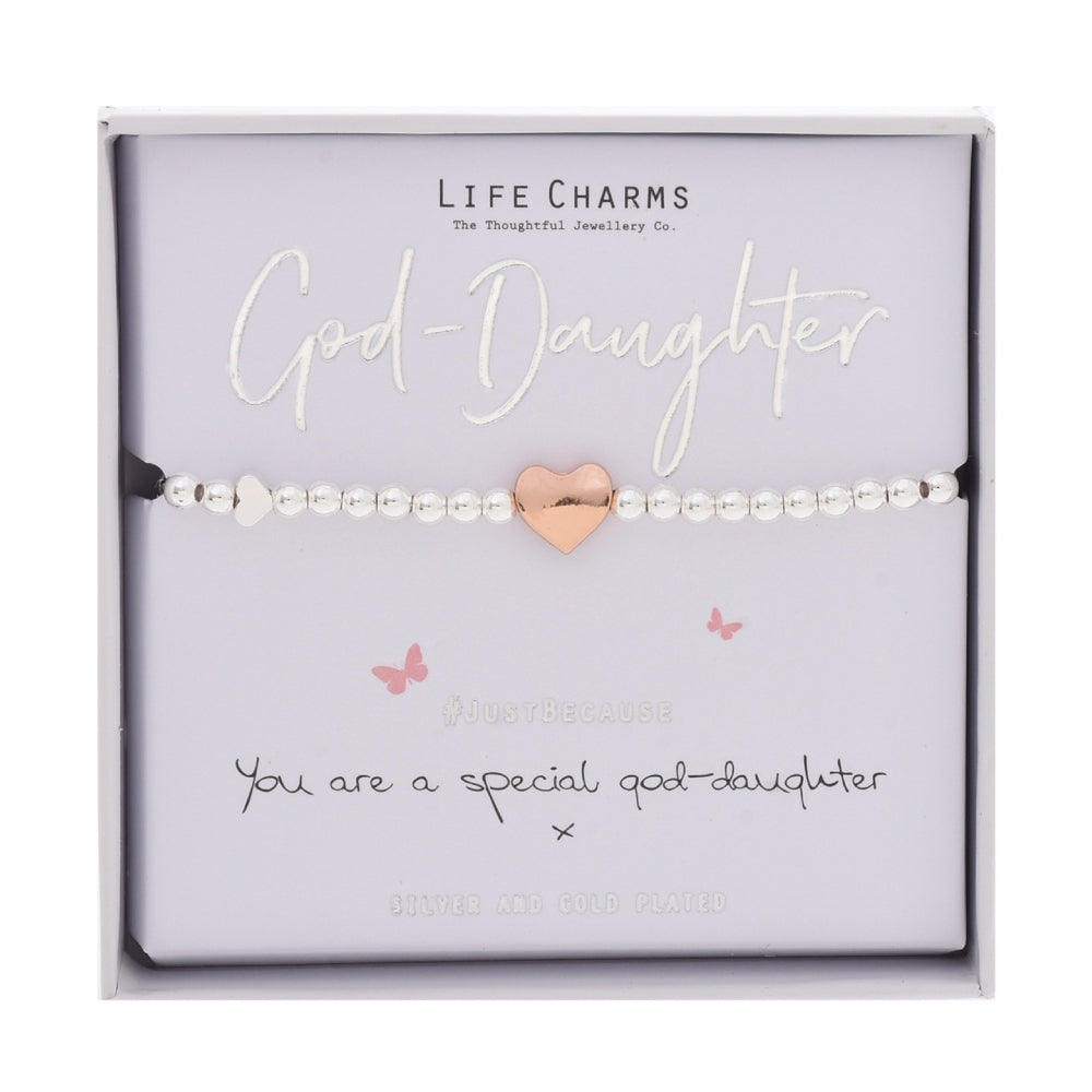 LIFE CHARMS BRACELET GOD DAUGHTER