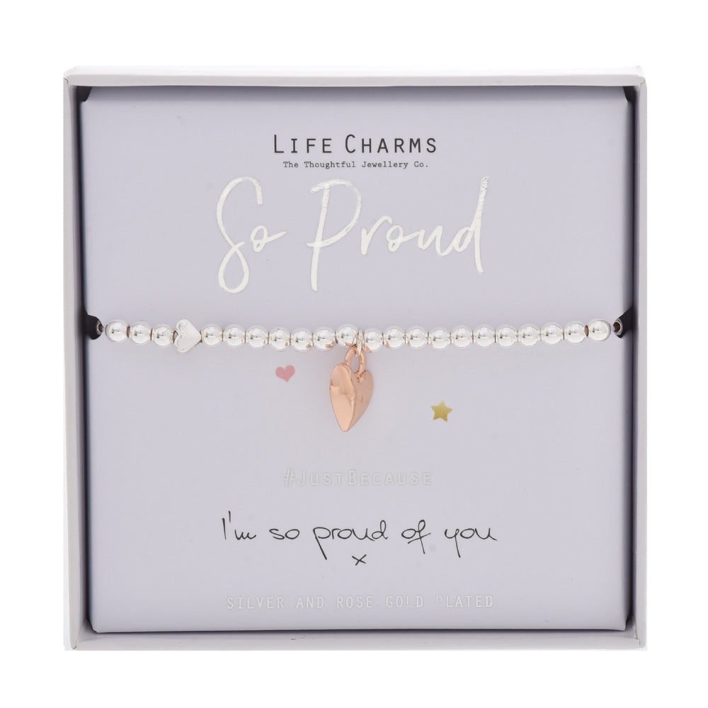 LIFE CHARMS BRACELET SO PROUD