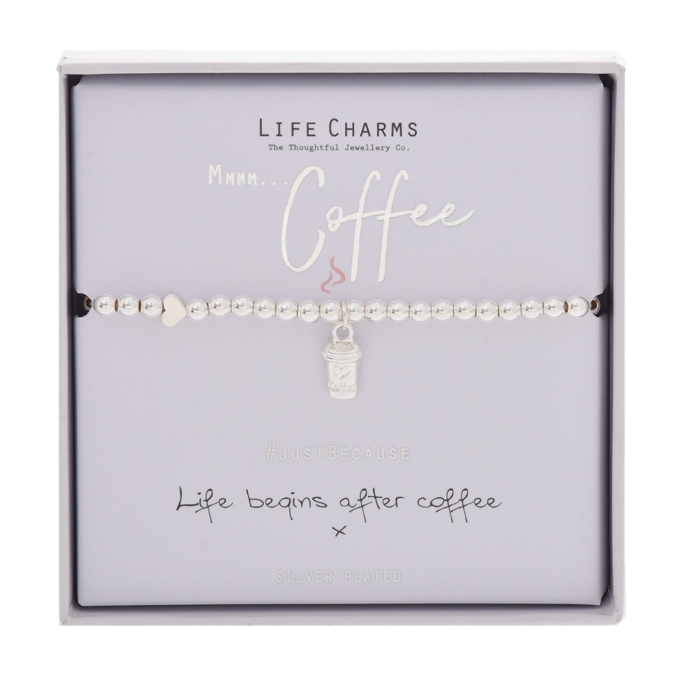 LIFE CHARMS BRACELET COFFEE