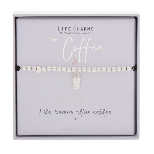 LIFE CHARMS BRACELET COFFEE