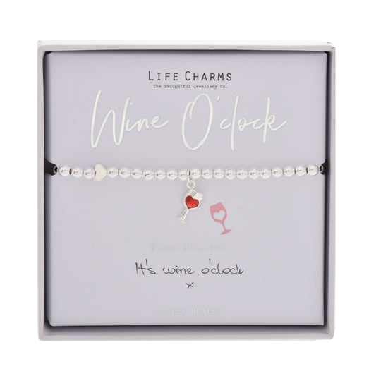 LIFE CHARMS BRACELET WINE