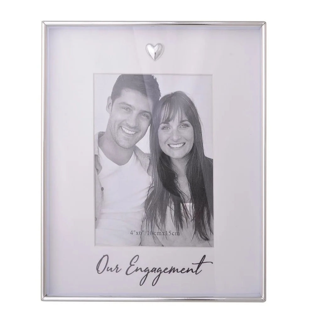 PHOTO FRAME ENGAGEMENT LOVE HEART 4X6