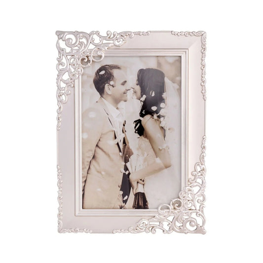 PHOTO FRAME SILVER SATIN 4X6