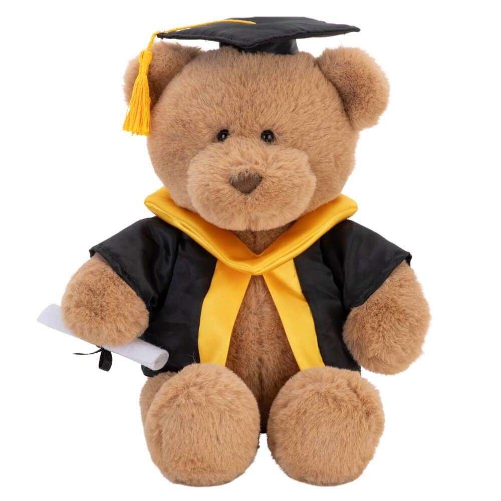 WITH HEART GRADUATION BEAR LARGE WITH SCROLL