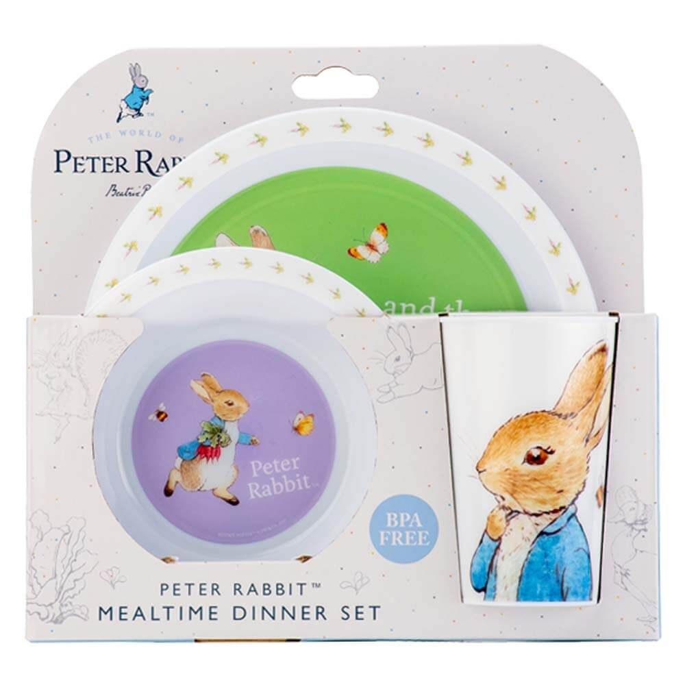 PETER RABBIT MEALTIME 3PC DINNER SET