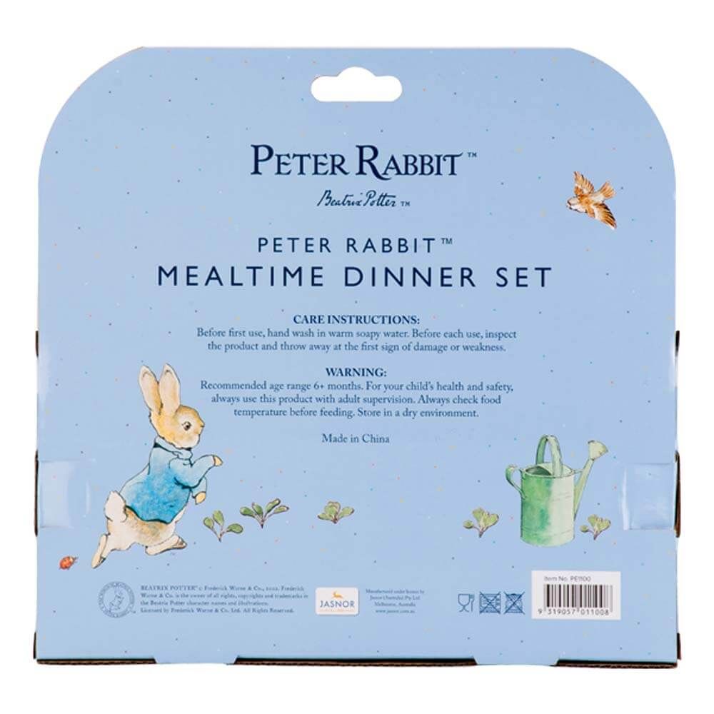 PETER RABBIT MEALTIME 3PC DINNER SET