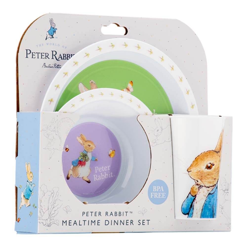 PETER RABBIT MEALTIME 3PC DINNER SET