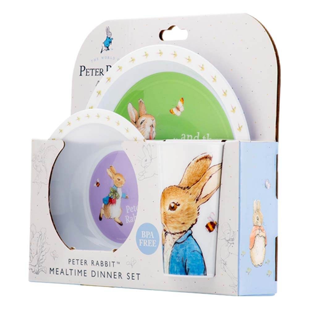 PETER RABBIT MEALTIME 3PC DINNER SET