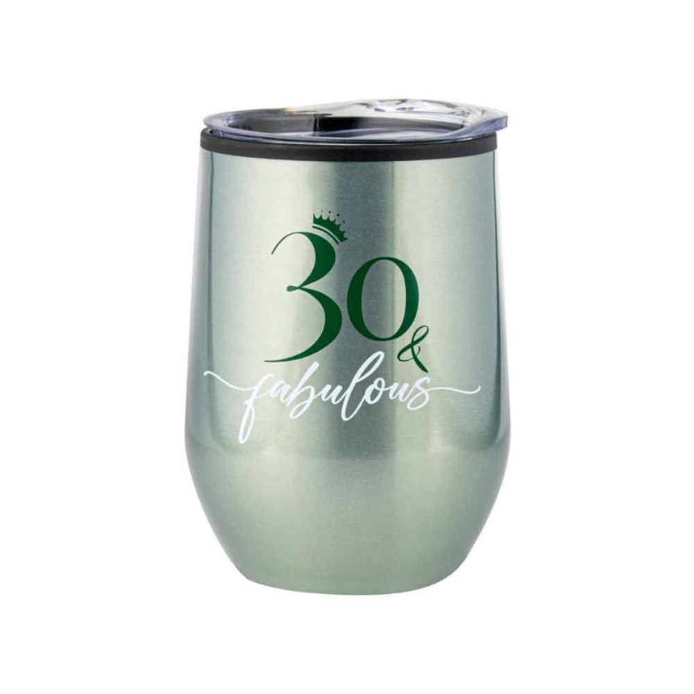 DOUBLE WALL THERMOS MUG 30TH BIRTHDAY