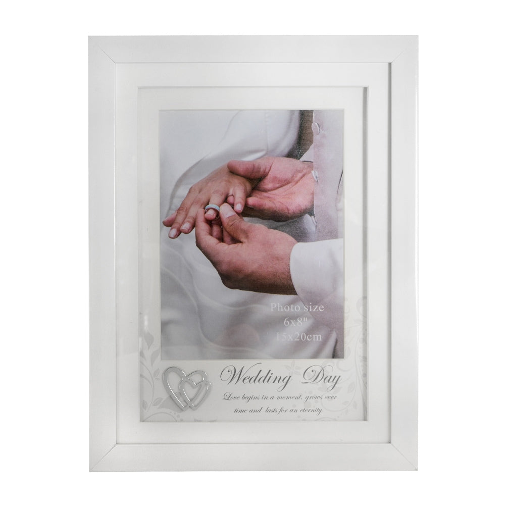 THE RUSSELL COLLECTION PHOTO FRAME MODERN WEDDING DAY 6X8"