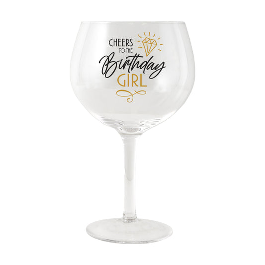 SIP CELEBRATION BALLOON GLASS BIRTHDAY GIRL