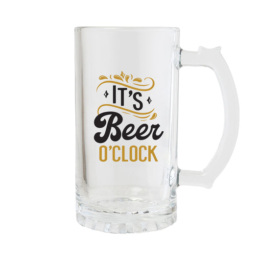 SIP CELEBRATION BEER GLASS BEER O'CLOCK