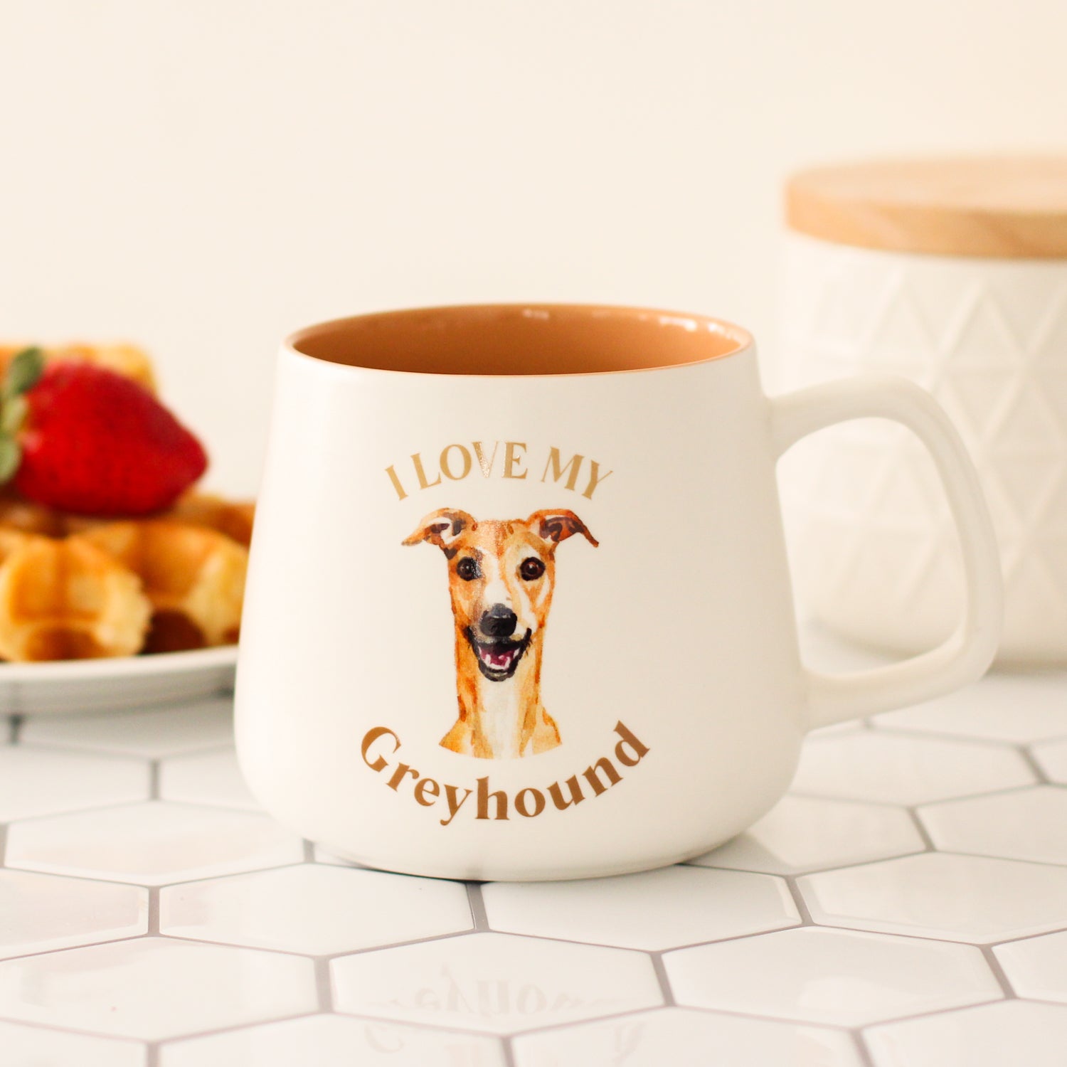 PET MUG I LOVE MY GREYHOUND