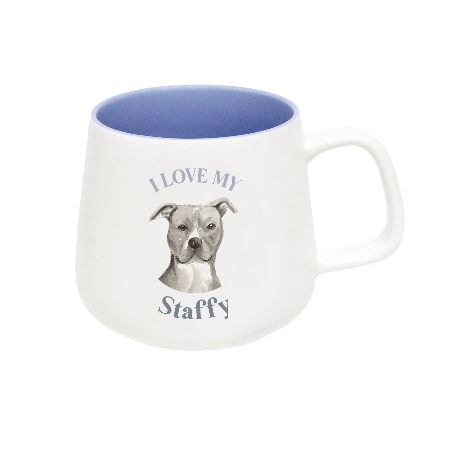 PET MUG I LOVE MY STAFFY