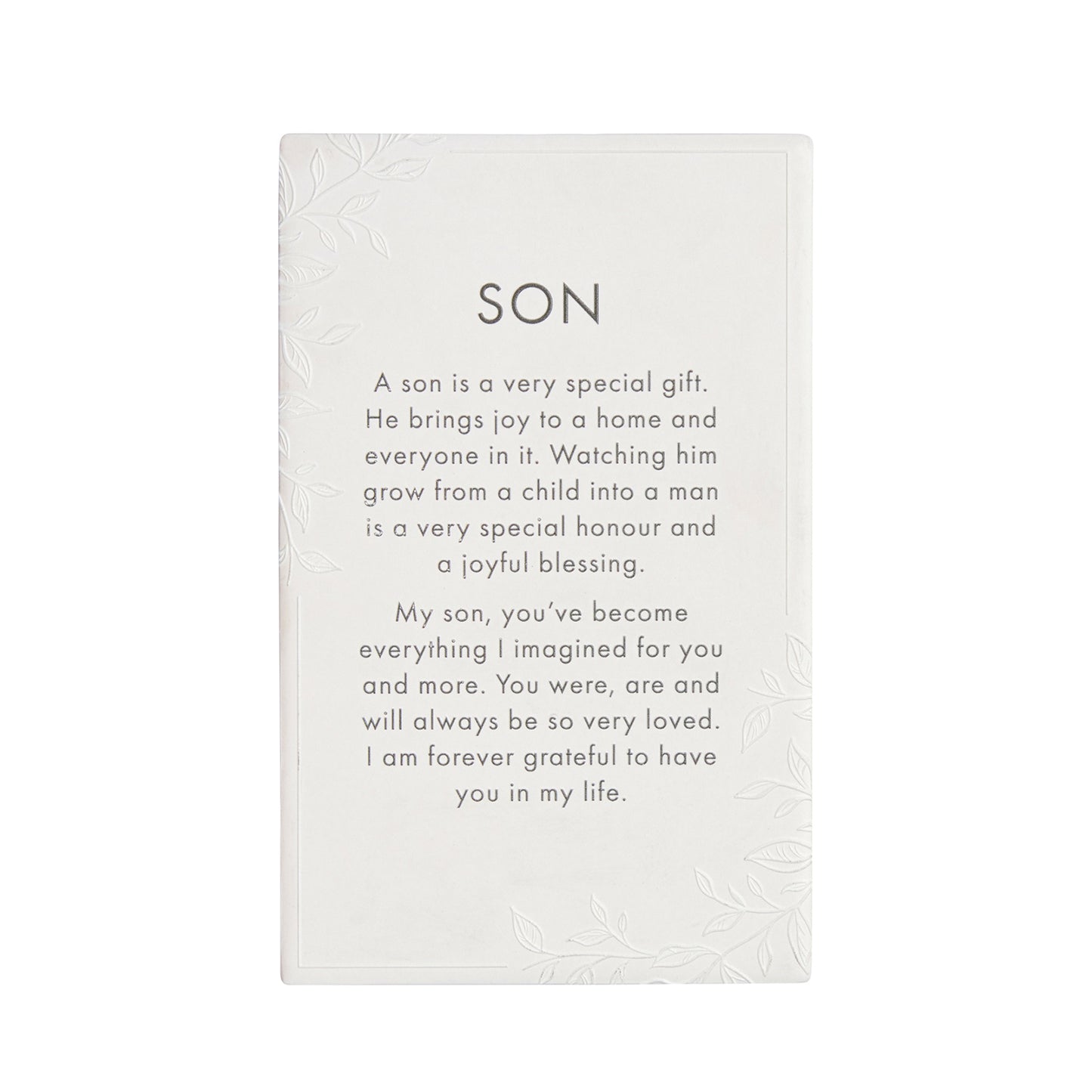 PRECIOUS QUOTE PLAQUE SON