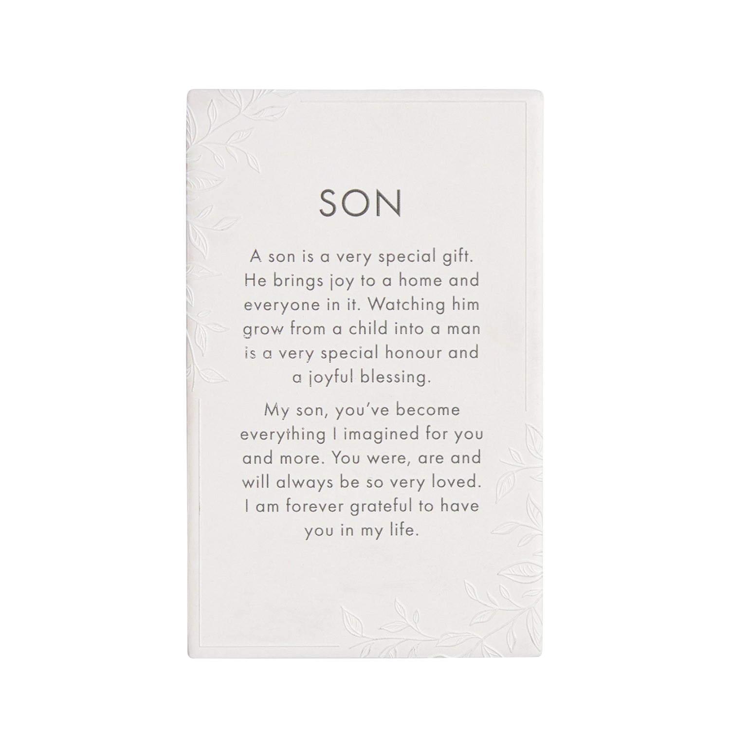 PRECIOUS QUOTE PLAQUE SON