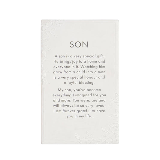 PRECIOUS QUOTE PLAQUE SON