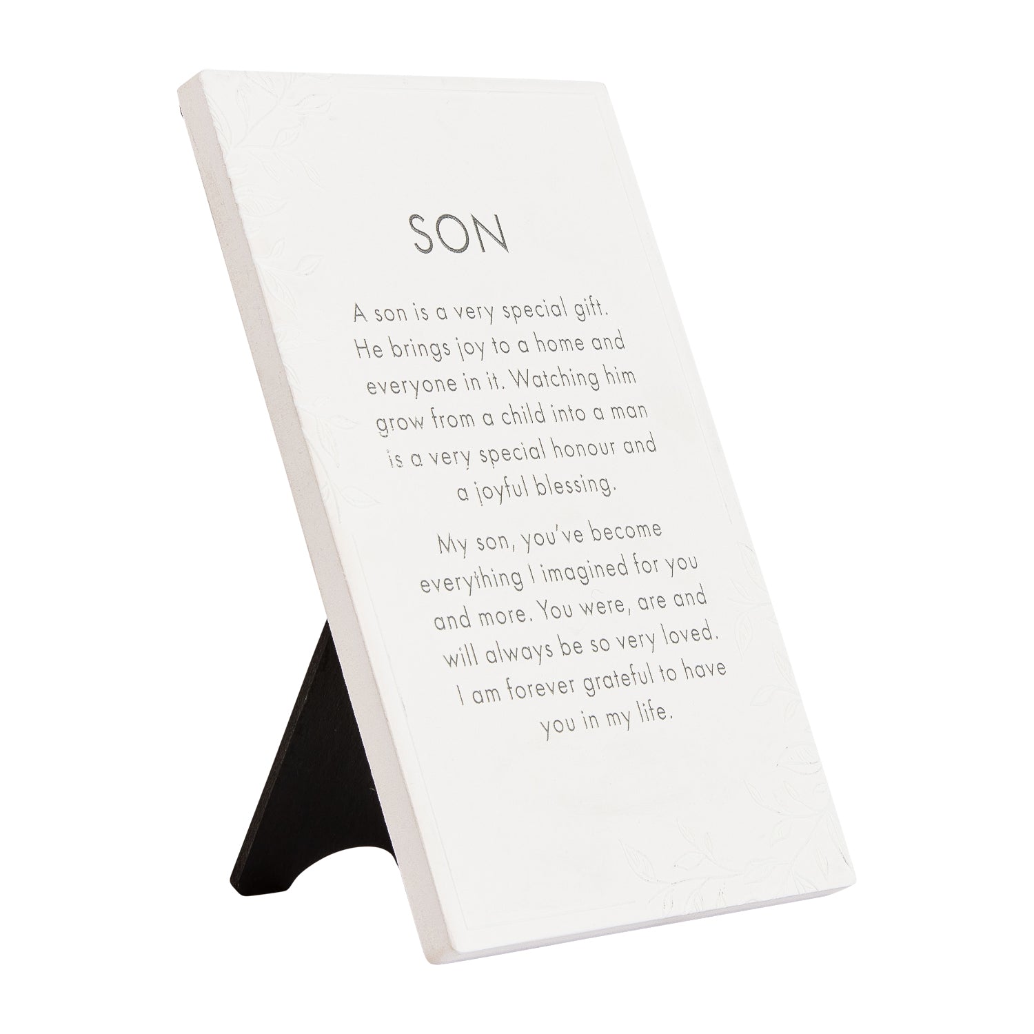 PRECIOUS QUOTE PLAQUE SON