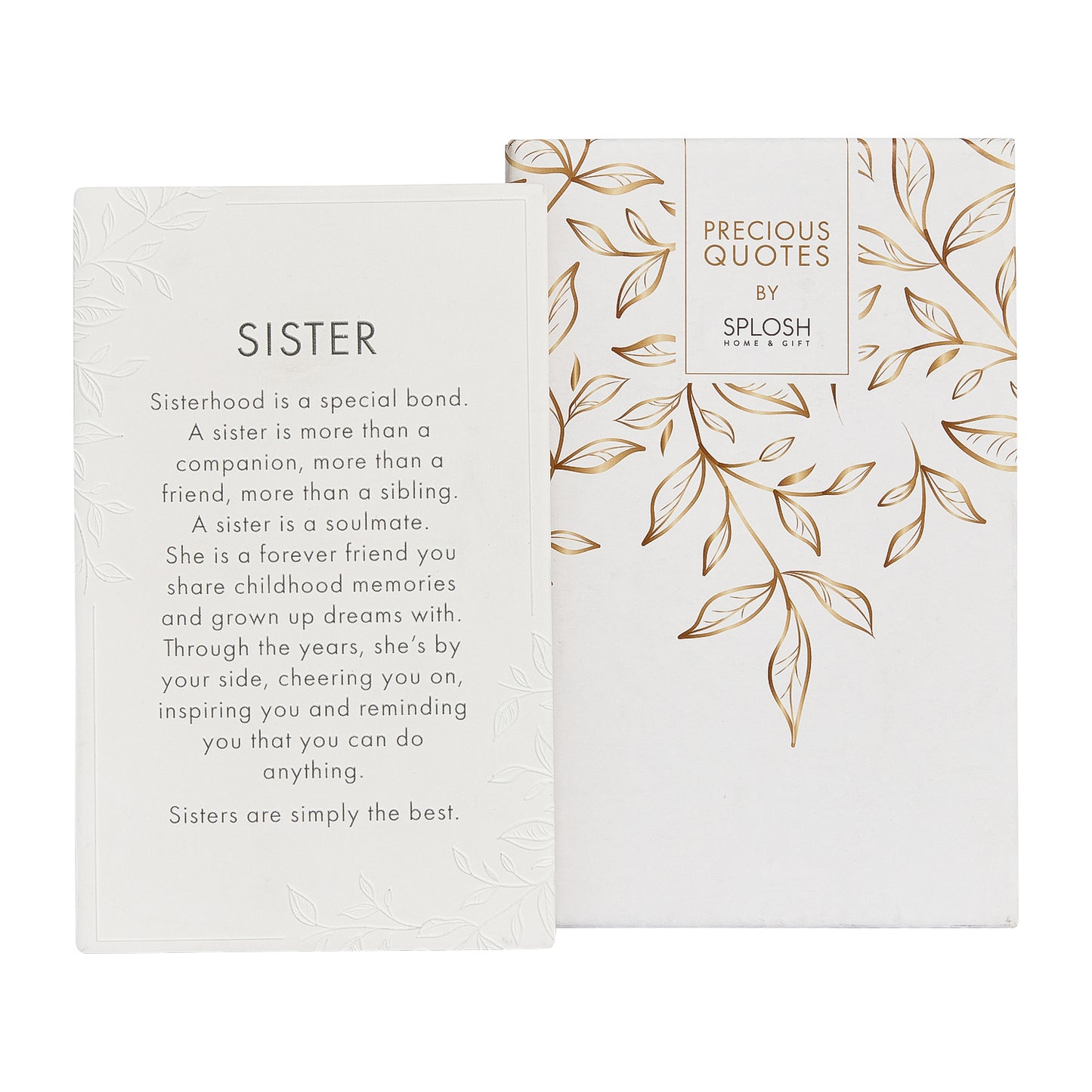 PRECIOUS QUOTE PLAQUE SISTER