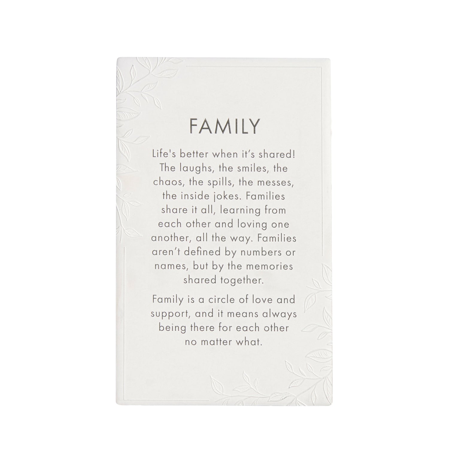 PRECIOUS QUOTE PLAQUE FAMILY