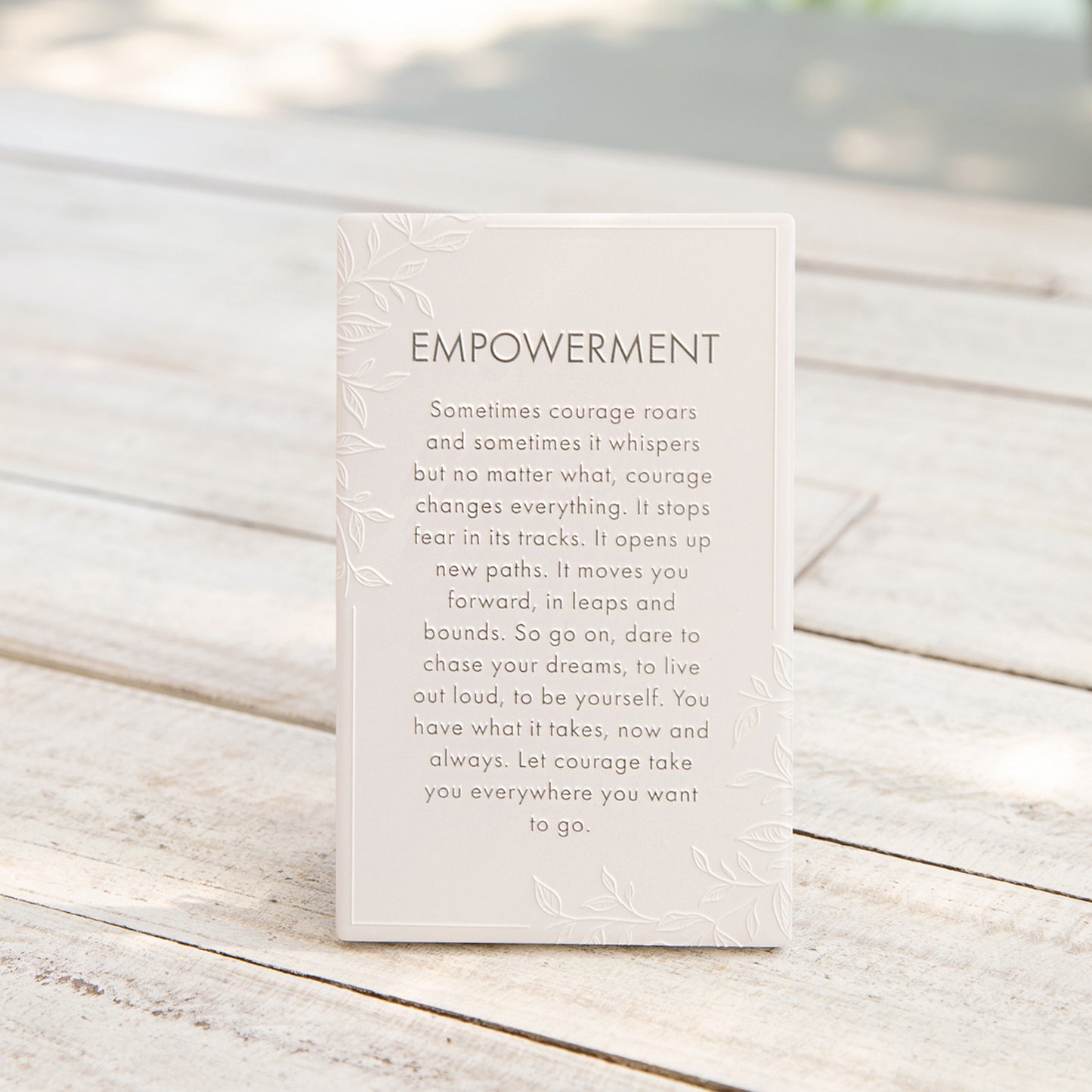 PRECIOUS QUOTE PLAQUE EMPOWERMENT