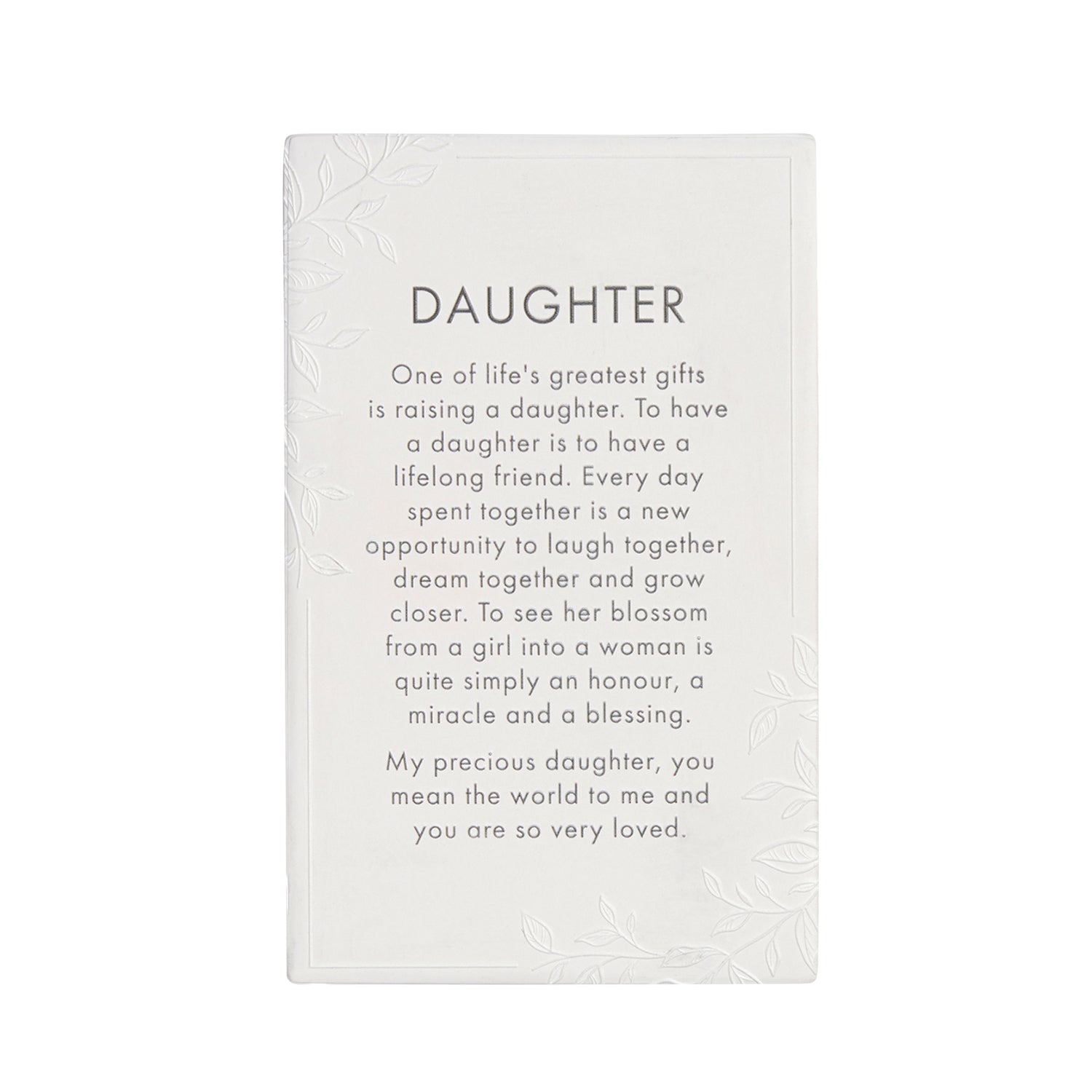 PRECIOUS QUOTE PLAQUE DAUGHTER