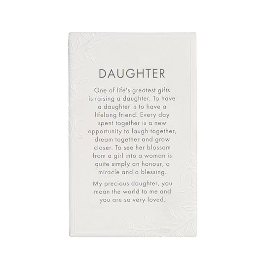 PRECIOUS QUOTE PLAQUE DAUGHTER