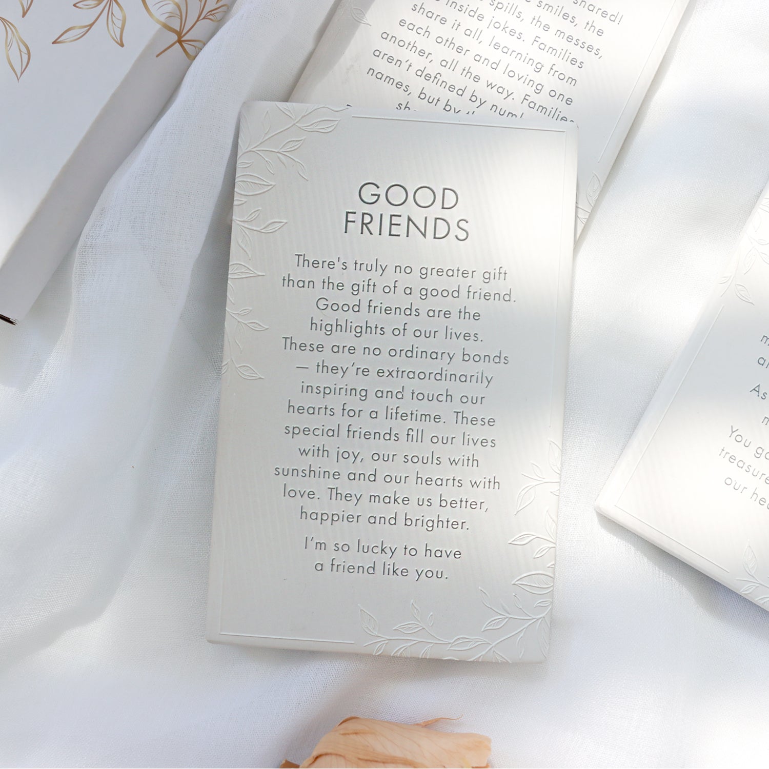 PRECIOUS QUOTE PLAQUE GOOD FRIEND