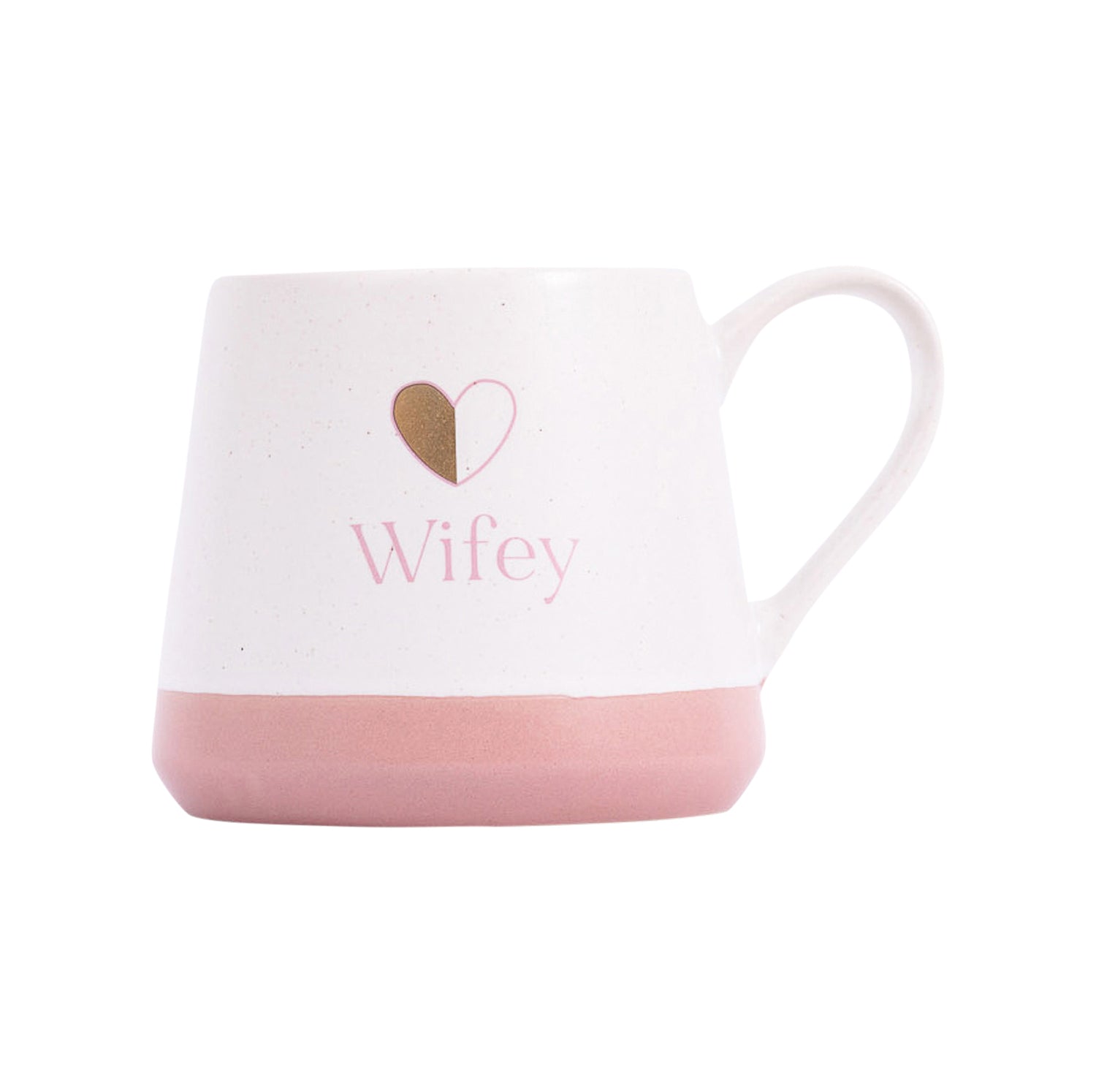 WEDDING MUG SET WIFEY & HUBBY