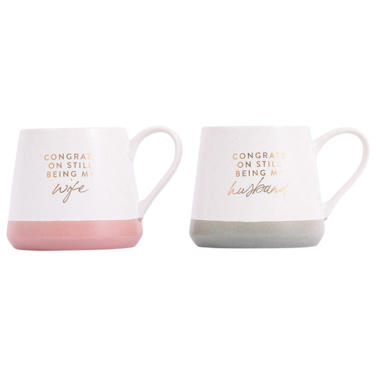 WEDDING MUG SET CONGRATS