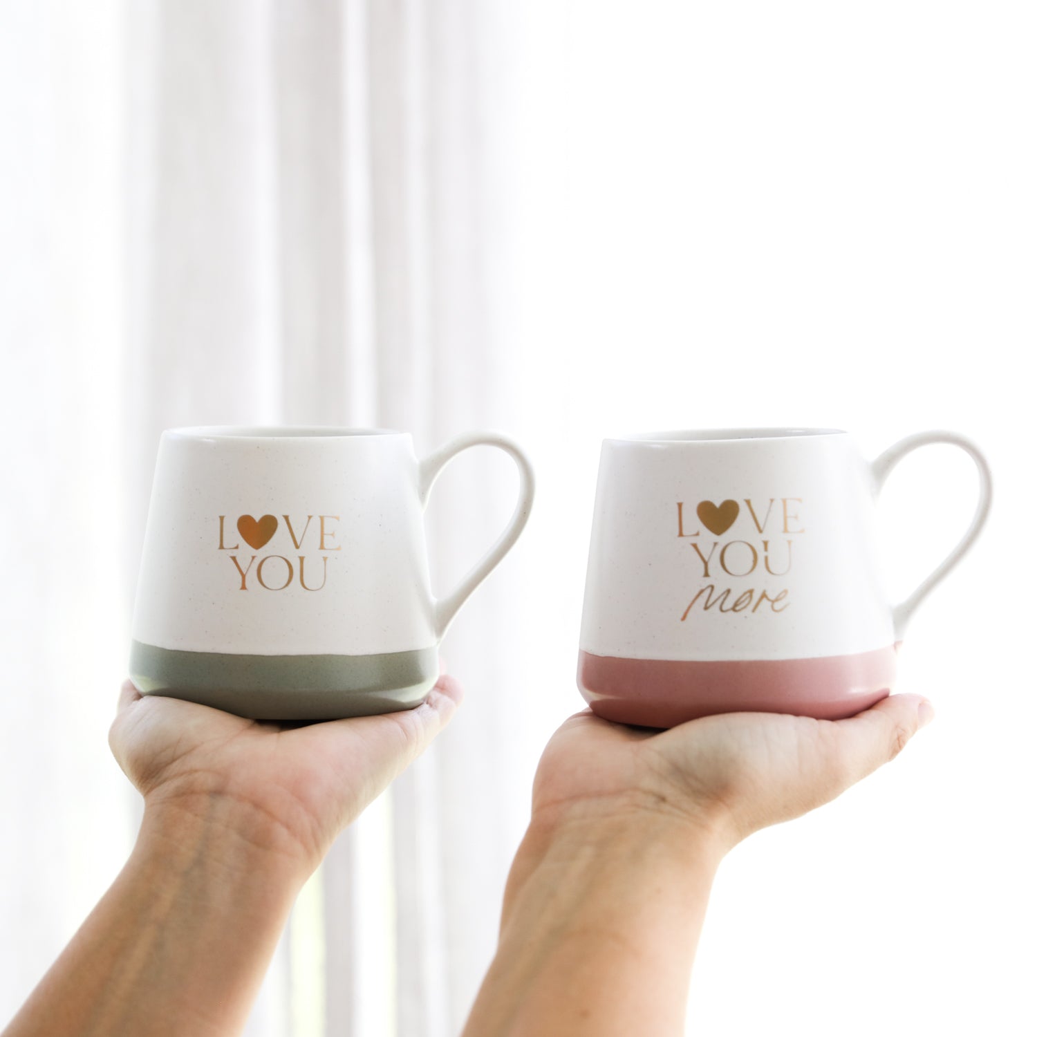 WEDDING MUG SET LOVE YOU MORE